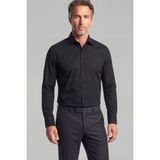 Bisse Modern Fit Klasik Yaka Siyah Cepsiz Erkek Gömlek GMKLS4KC242058_D99 - 45