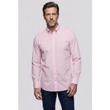 Bisse Pembe Regular Fit Pamuk Cepsiz Uzun Yaka Gömlek GMEKS261065_C29 - 2XL