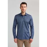 Bisse Platinium İtalyan Kumaş Regular Fit Lacivert Erkek Gömlek PLTG017_D40 - Koyu Lacivert