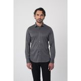 Bisse Platinium Regular Fit Antrasit Pamuk Erkek Gömlek PLTG022_D58 - 2XL