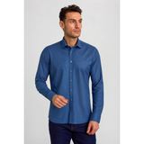 Bisse Platinium Regular Fit Lacivert Erkek Gömlek PLTG015_D39 - 2XL