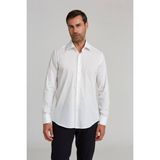Bisse Regular Fit Beyaz Cepli Klasik Erkek Gömlek GMKLS092230020_D01 - 46