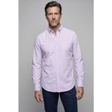 Bisse Regular Fit Cepsiz Lila Uzun Paşa Yaka Gömlek GMOKS261001_D44
