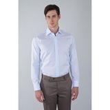 Bisse Regular Fit Cepsiz Pamuk Açık Mavi Erkek Gömlek GMKLS250054_33 - 43