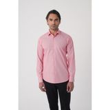 Bisse Regular Fit Erkek Uzun Kol Pamuk Kırmızı Gömlek GMCZG250083_C24 - 41