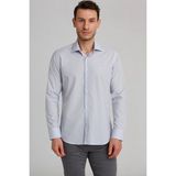 Bisse Regular Fit Gri Basic Klasik Erkek Gömlek GM23K232074_D55 - 44