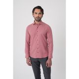 Bisse Regular Fit Italyan Yaka Pamuk Kiremit Erkek Gömlek GMFLN0222303221_D26