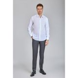 Bisse Regular Fit Klasik Yaka Beyaz Erkek Gömlek GMKLS250048_D01 - 40