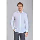 Bisse Regular Fit Klasik Yaka Beyaz Erkek Gömlek GMKLS250048_D01 - 45