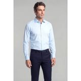Bisse Regular Fit Klasik Yaka Cepsiz Mavi Erkek Gömlek GMKLS4KC242059_D35 - 41