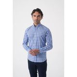 Bisse Regular Fit Pamuk Koyu Mavi Erkek Gömlek GMEKS4K242018_36 - XL