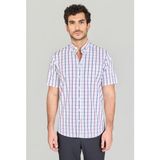 Bisse Regular Fit Paşa Yaka Kırmızı Pamuk Erkek Gömlek GMEKS250004_D24 - XL