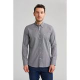 Bisse Regular Fit Siyah Basic Erkek Gömlek GM23K232030_D99