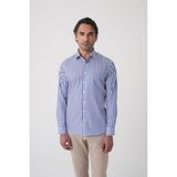 Bisse Regular Fit Uzun Kol Italyan Yaka Pamuk Lacivert Gömlek GMCZG250023_D39 - 41