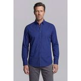 Bisse Uzun Kol Paşa Yaka Cepsiz Erkek Gömlek Lacivert BSGMKLS26314_D39 - 2XL