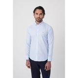 Bisse Uzun Kollu Paşa Yaka Regular Fit Erkek Mavi Gömlek GMEKS252079_E35