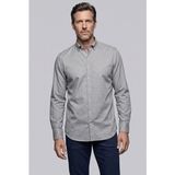 Bisse Yeşil Regular Fit Cepsiz Uzun Paşa Yaka Gömlek GMOKS261001_D47 - 2XL