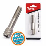 Bist Uç Ara Adaptörü 1/4" Sds Saplı 65 Mm Çelik Matkap Ucu Matkap Hilti Kırıcı Delici Uç