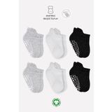 Bistil Bistyle Kız Erkek Bebek Organik Dikişsiz Kaymaz Sneakers Çorap
