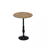 Bistro Döküm Ayak Çipa-6006 Masa - (Werzalit, Wermodin Ve Allzalit Tabla 60 Cm Çap) - Edgy Wood