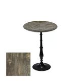 Bistro Döküm Ayak Çipa-6006 Masa - (Werzalit, Wermodin Ve Allzalit Tabla 60 Cm Çap) - Old Pine