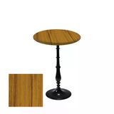 Bistro Döküm Ayak Çipa-6006 Masa - (Werzalit, Wermodin Ve Allzalit Tabla 60 Cm Çap) - Real Teak