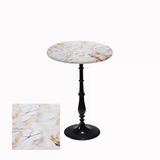 Bistro Döküm Ayak Çipa-6006 Masa - (Werzalit, Wermodin Ve Allzalit Tabla 70 Cm Çap) - Gold