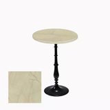 Bistro Döküm Ayak Çipa-6006 Masa - (Werzalit, Wermodin Ve Allzalit Tabla 70 Cm Çap) - Golden Marble