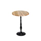 Bistro Döküm Ayak Çipa-6006 Masa - (Werzalit, Wermodin Ve Allzalit Tabla 70 Cm Çap) - Indiana Wood