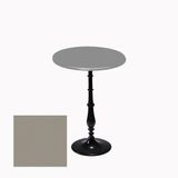 Bistro Döküm Ayak Çipa-6006 Masa - (Werzalit, Wermodin Ve Allzalit Tabla 70 Cm Çap) - Koyu Gri