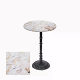 Bistro Döküm Ayak Çipa-6075 Masa - (Werzalit, Wermodin Ve Allzalit Tabla 60 Cm Çap) - Gold