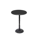 Bistro Döküm Ayak Çipa-6075 Masa - (Werzalit, Wermodin Ve Allzalit Tabla 60 Cm Çap) - Siyah