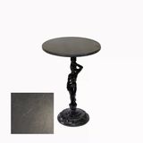 Bistro Döküm Ayak Çipa Angel Masa - (Werzalit, Wermodin Ve Allzalit Tabla 60 Cm Çap) - Grey Marble