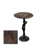 Bistro Döküm Ayak Çipa Angel Masa - (Werzalit, Wermodin Ve Allzalit Tabla 60 Cm Çap) - Metalic Oxid 3