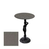 Bistro Döküm Ayak Çipa Angel Masa - (Werzalit, Wermodin Ve Allzalit Tabla 60 Cm Çap) - Twister