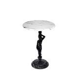 Bistro Döküm Ayak Çipa Angel Masa - (Werzalit, Wermodin Ve Allzalit Tabla 70 Cm Çap) - Afyon Mermer