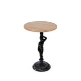 Bistro Döküm Ayak Çipa Angel Masa - (Werzalit, Wermodin Ve Allzalit Tabla 70 Cm Çap) - Novagento