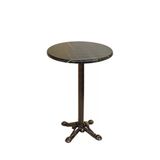 Bistro Döküm Ayak Çipa Masa - (Werzalit, Wermodin Ve Allzalit Tabla 60 Cm Çap) - Palazzo