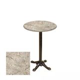 Bistro Döküm Ayak Çipa Masa - (Werzalit, Wermodin Ve Allzalit Tabla 60 Cm Çap) - Scala Marble