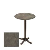 Bistro Döküm Ayak Çipa Masa - (Werzalit, Wermodin Ve Allzalit Tabla 70 Cm Çap) - Halong