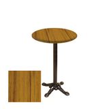 Bistro Döküm Ayak Çipa Masa - (Werzalit, Wermodin Ve Allzalit Tabla 70 Cm Çap) - Real Teak