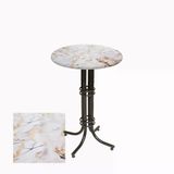 Bistro Masa Buket - (Werzalit, Wermodin Ve Allzalit Tabla 60 Cm Çap) - Gold