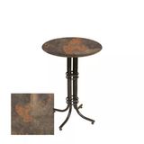 Bistro Masa Buket - (Werzalit, Wermodin Ve Allzalit Tabla 60 Cm Çap) - Metalic Oxid 1