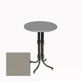 Bistro Masa Buket - (Werzalit, Wermodin Ve Allzalit Tabla 70 Cm Çap) - Koyu Gri