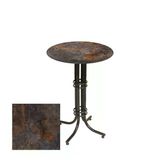 Bistro Masa Buket - (Werzalit, Wermodin Ve Allzalit Tabla 70 Cm Çap) - Metalic Oxid 3