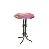 Bistro Masa Buket - (Werzalit, Wermodin Ve Allzalit Tabla 70 Cm Çap) - Redwood