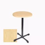 Bistro Masa Halley - (Werzalit, Wermodin Ve Allzalit Tabla 60 Cm Çap) - Akçaağaç