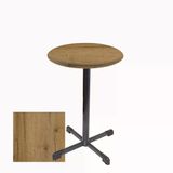 Bistro Masa Halley - (Werzalit, Wermodin Ve Allzalit Tabla 60 Cm Çap) - Canyon Palace Oak