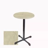 Bistro Masa Halley - (Werzalit, Wermodin Ve Allzalit Tabla 60 Cm Çap) - Golden Marble