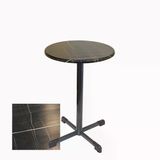 Bistro Masa Halley - (Werzalit, Wermodin Ve Allzalit Tabla 60 Cm Çap) - Palazzo